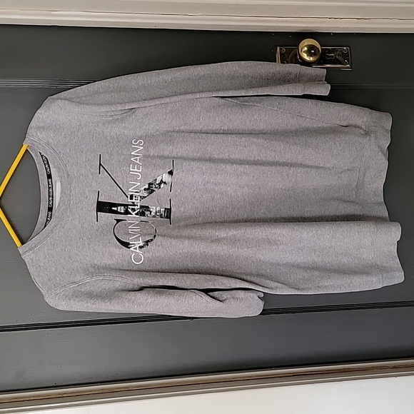 Medium Calvin Klein Gray Sweatshirt - Picture 1 of 4